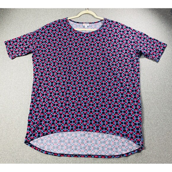 LuLaRoe Disney Minnie Mouse Print Irma Tunic Top Size XL - Picture 1 of 3